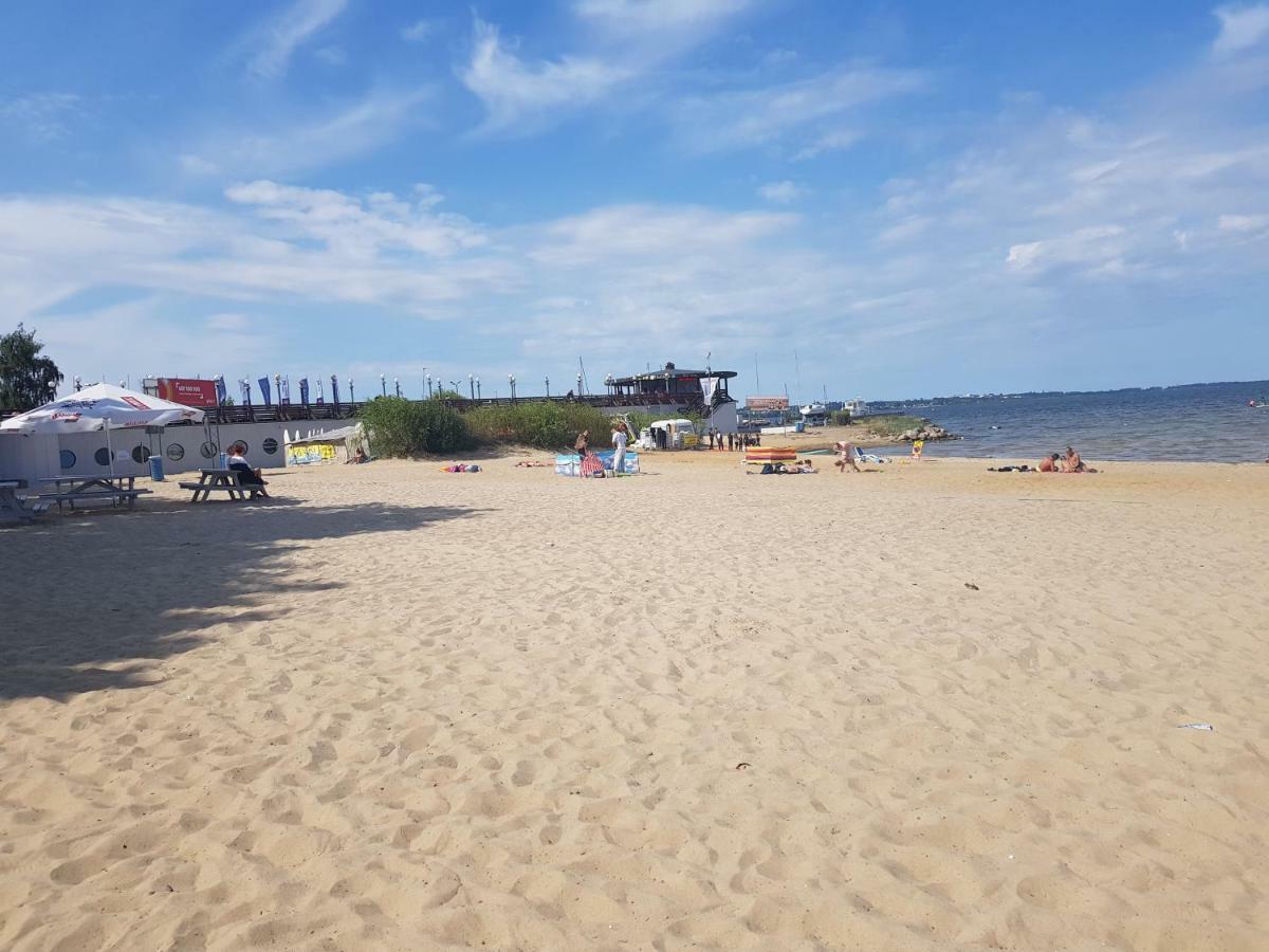 Apartament "Zloty Relaks" Tuz Przy Plazy Z Balkonem Z Widokiem Na Hel I Hamakami Puck Exterior foto